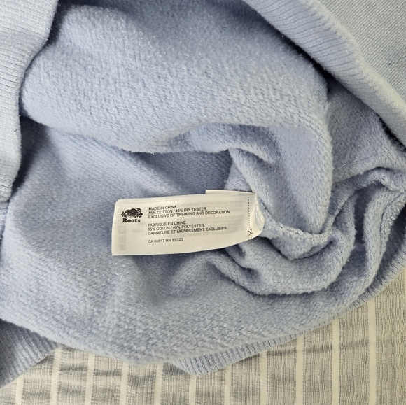 ๐ Roots Original Full Zip Hoodie Blue - Picture 4 of 5